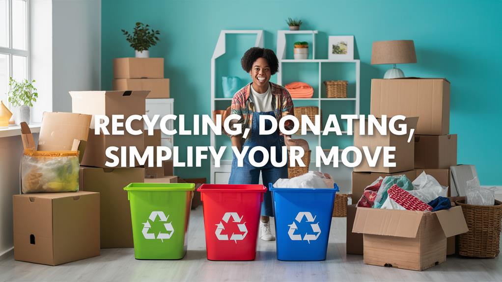 sustainable moving donate recycle