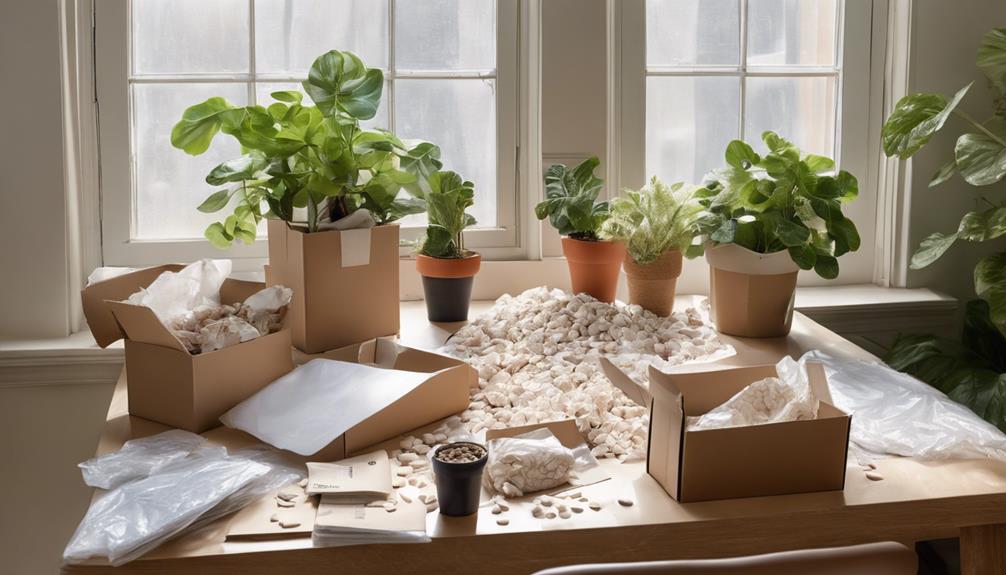 sustainable packing material practices